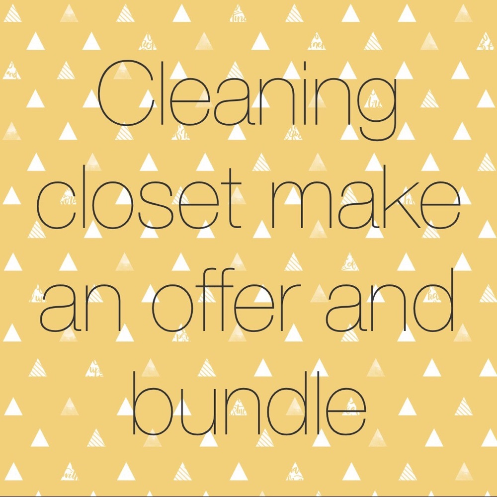 Clearing everything out!